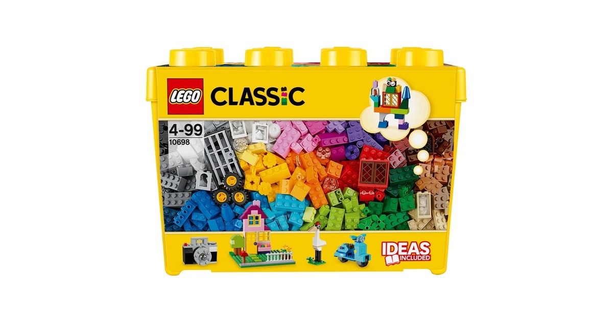 LEGO 10698 Classic Große Bausteine-Box, Konstruktionsspielzeug