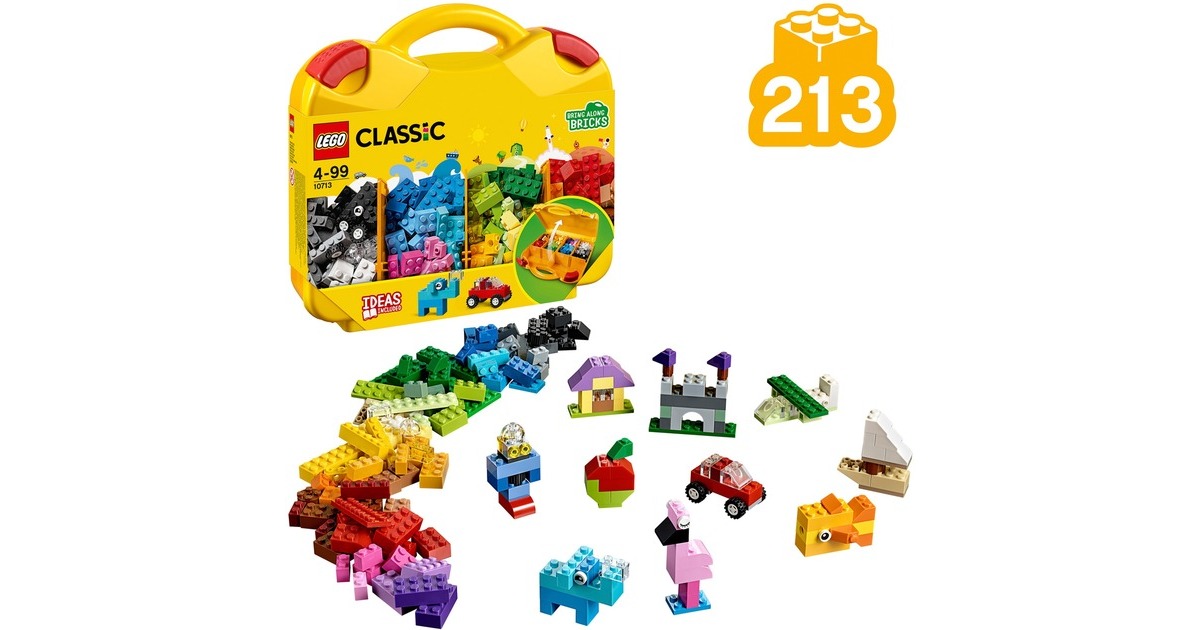 LEGO 10713 Classic Bausteine Starterkoffer - Farben sortieren, Konstruktionsspielzeug
