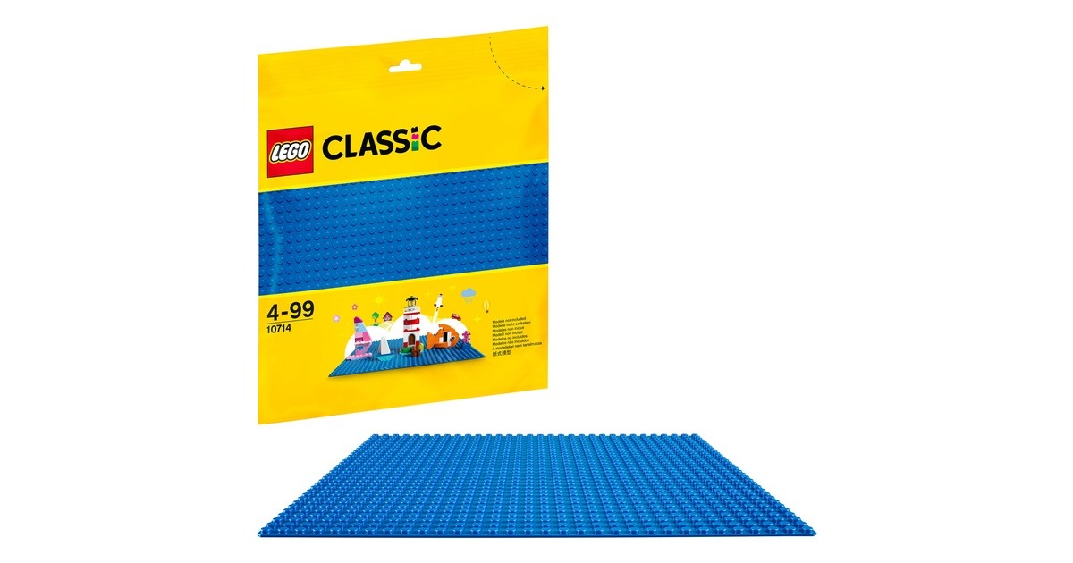 LEGO 10714 Classic Blaue Bauplatte, Konstruktionsspielzeug