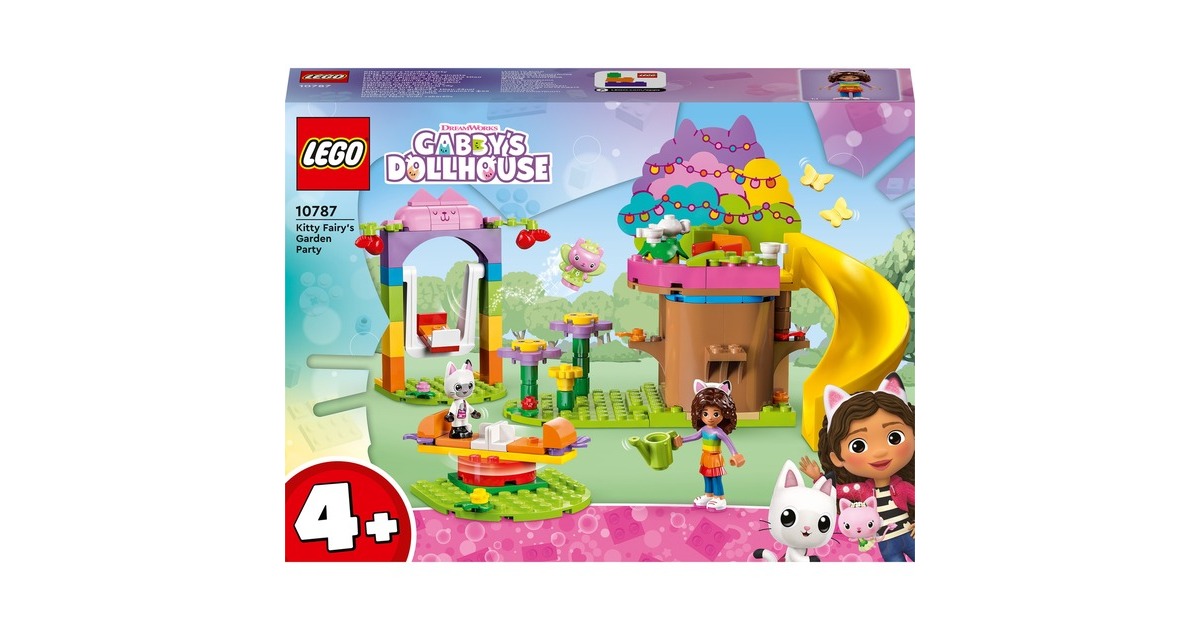 LEGO 10787 Gabby's Dollhouse Kitty Fees Gartenparty, Konstruktionsspielzeug