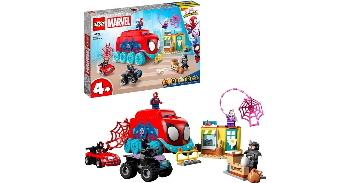LEGO 10791 Marvel Spidey und seine Super-Freunde Spideys Team-Truck, Konstruktionsspielzeug