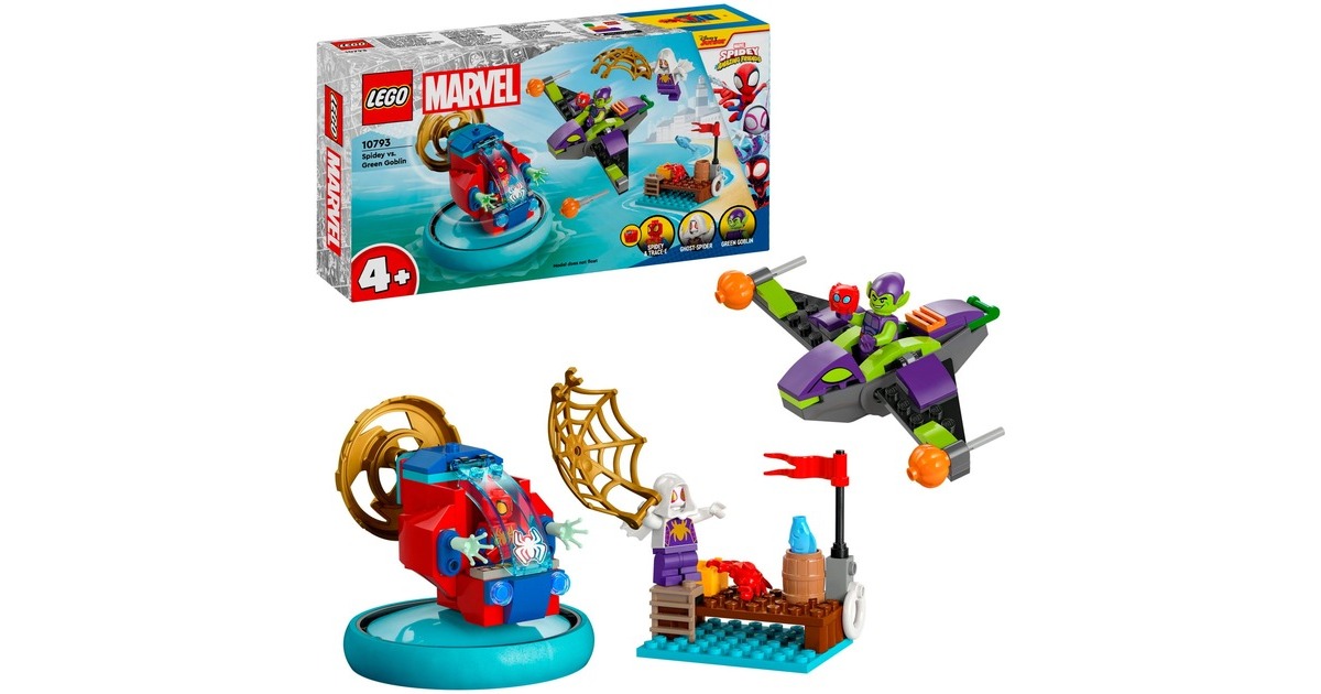 LEGO 10793 Marvel Spidey und seine Super-Freunde Spidey vs. Green Goblin, Konstruktionsspielzeug
