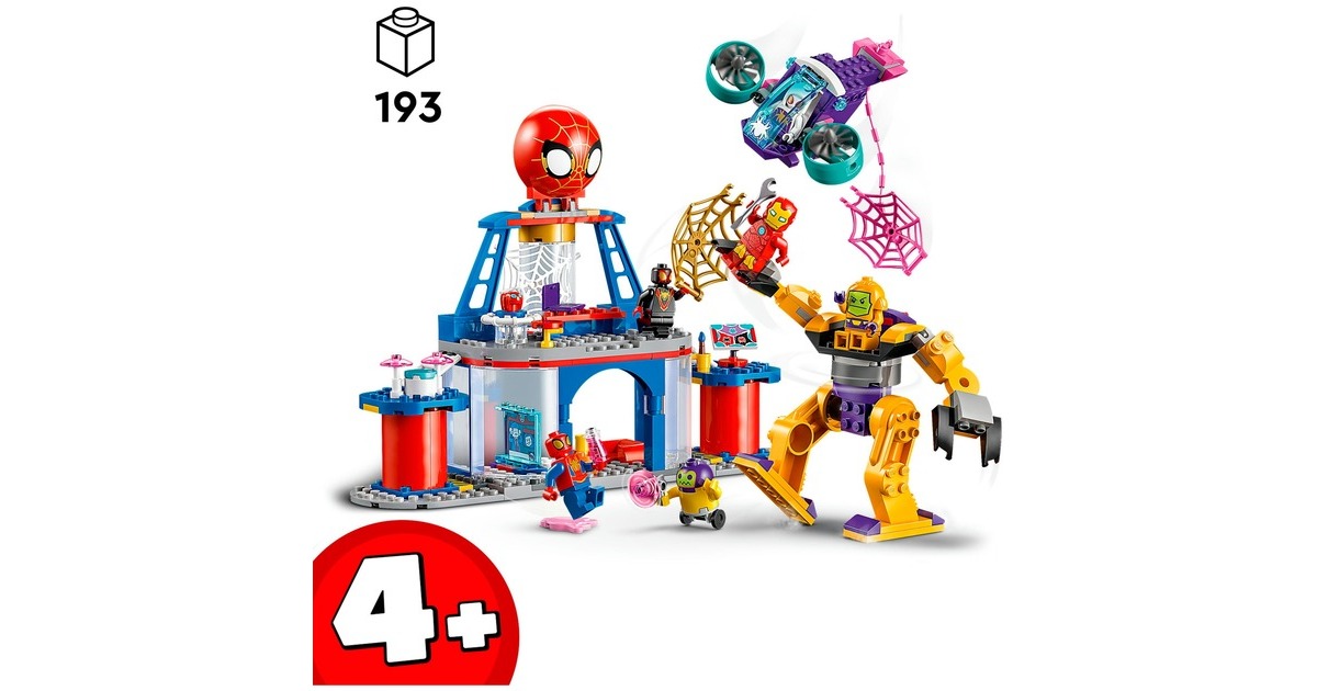 LEGO 10794 Marvel Spidey und seine Super-Freunde Das Hauptquartier von Spideys Team, Konstruktionsspielzeug