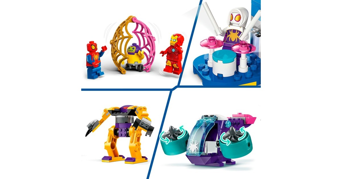 LEGO 10794 Marvel Spidey und seine Super-Freunde Das Hauptquartier von Spideys Team, Konstruktionsspielzeug