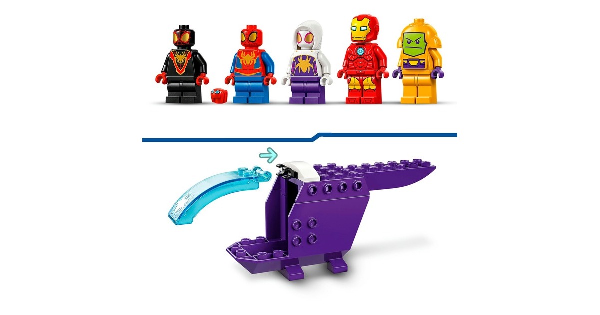 LEGO 10794 Marvel Spidey und seine Super-Freunde Das Hauptquartier von Spideys Team, Konstruktionsspielzeug