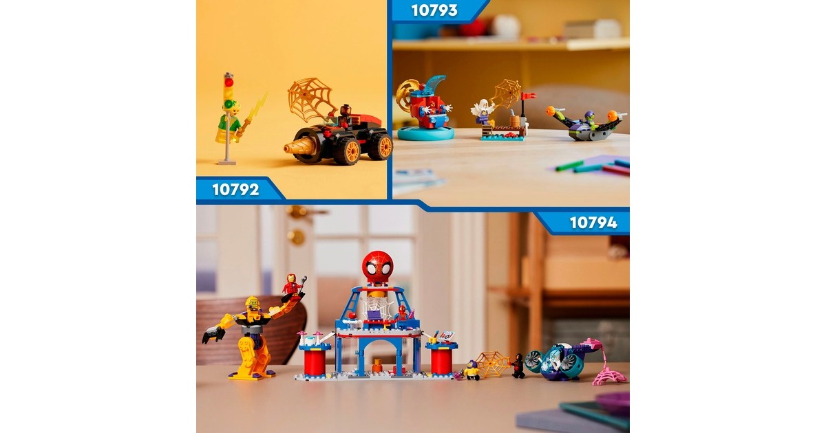 LEGO 10794 Marvel Spidey und seine Super-Freunde Das Hauptquartier von Spideys Team, Konstruktionsspielzeug