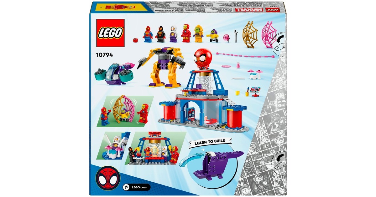 LEGO 10794 Marvel Spidey und seine Super-Freunde Das Hauptquartier von Spideys Team, Konstruktionsspielzeug