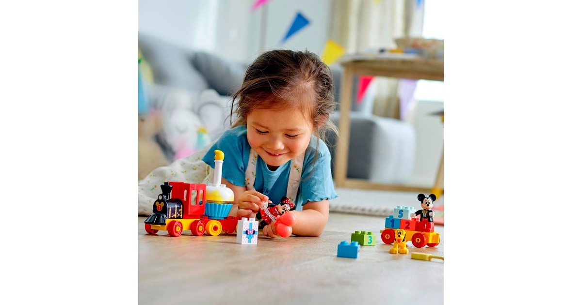 LEGO 10941 DUPLO Mickys und Minnies Geburtstag, Konstruktionsspielzeug