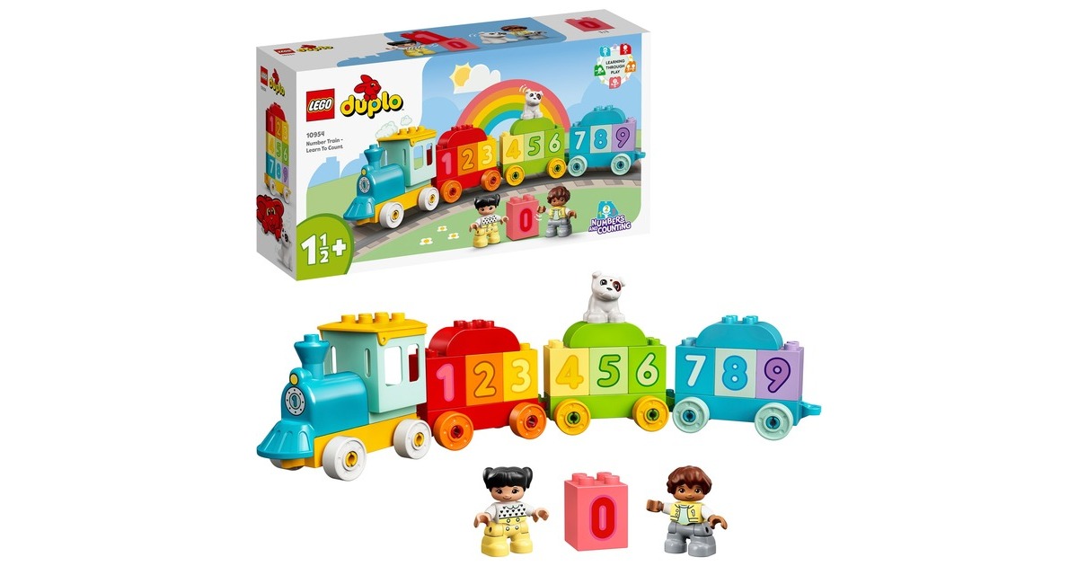 LEGO 10954 DUPLO Zahlenzug - Zählen lernen, Konstruktionsspielzeug