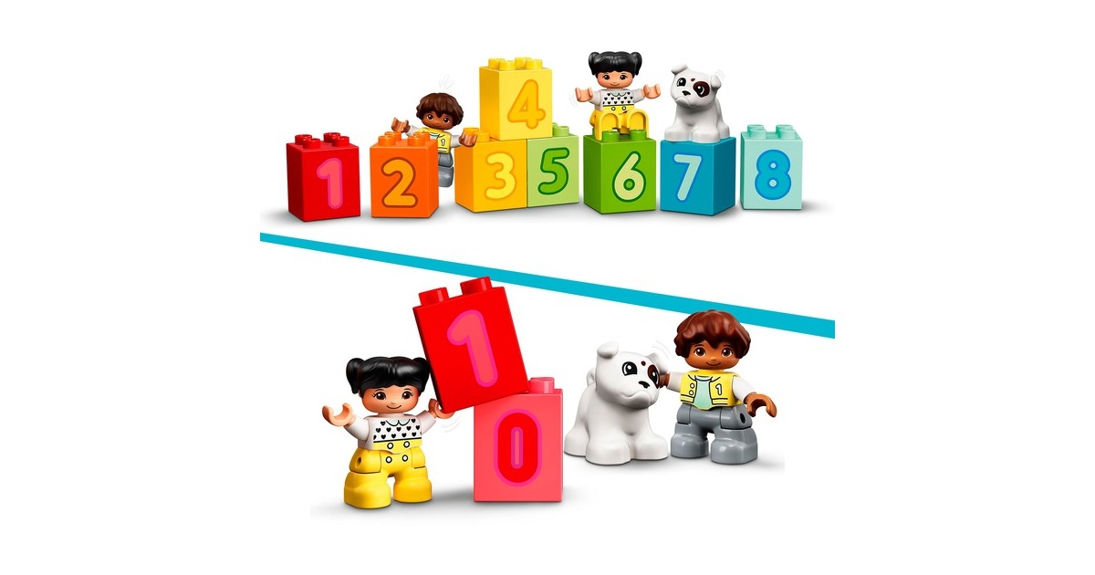 LEGO 10954 DUPLO Zahlenzug - Zählen lernen, Konstruktionsspielzeug