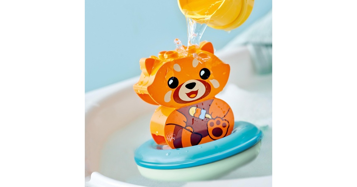 LEGO 10964 DUPLO Badewannenspaß: Schwimmender Panda, Konstruktionsspielzeug