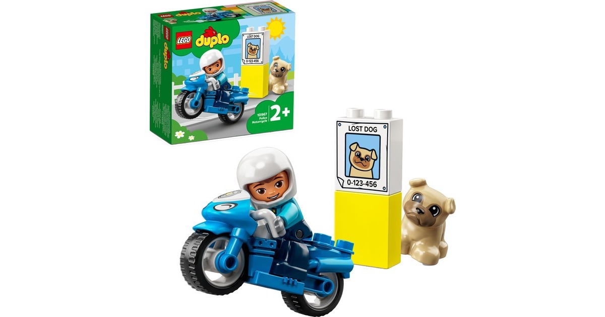 LEGO 10967 DUPLO Polizeimotorrad, Konstruktionsspielzeug