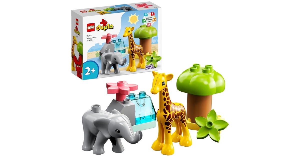 LEGO 10971 DUPLO Wilde Tiere Afrikas, Konstruktionsspielzeug