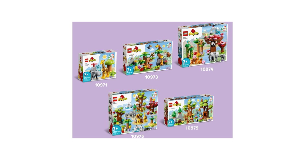 LEGO 10971 DUPLO Wilde Tiere Afrikas, Konstruktionsspielzeug