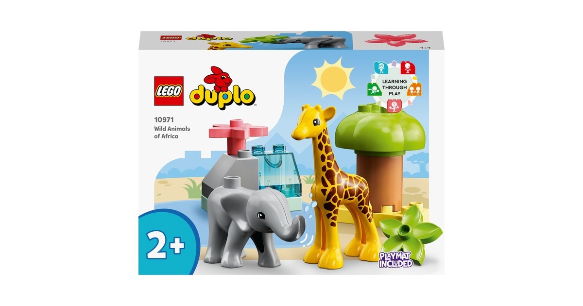 LEGO 10971 DUPLO Wilde Tiere Afrikas, Konstruktionsspielzeug