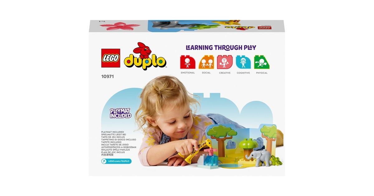 LEGO 10971 DUPLO Wilde Tiere Afrikas, Konstruktionsspielzeug