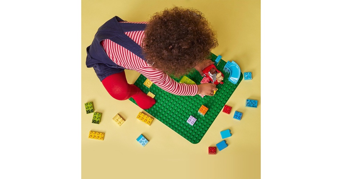 LEGO 10980 DUPLO Bauplatte in Grün, Konstruktionsspielzeug(grün)