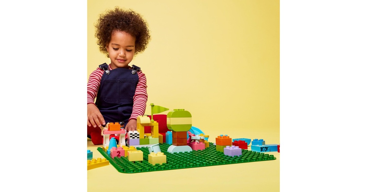 LEGO 10980 DUPLO Bauplatte in Grün, Konstruktionsspielzeug(grün)