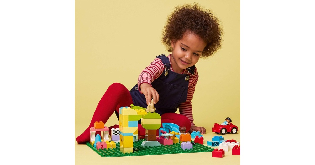LEGO 10980 DUPLO Bauplatte in Grün, Konstruktionsspielzeug(grün)