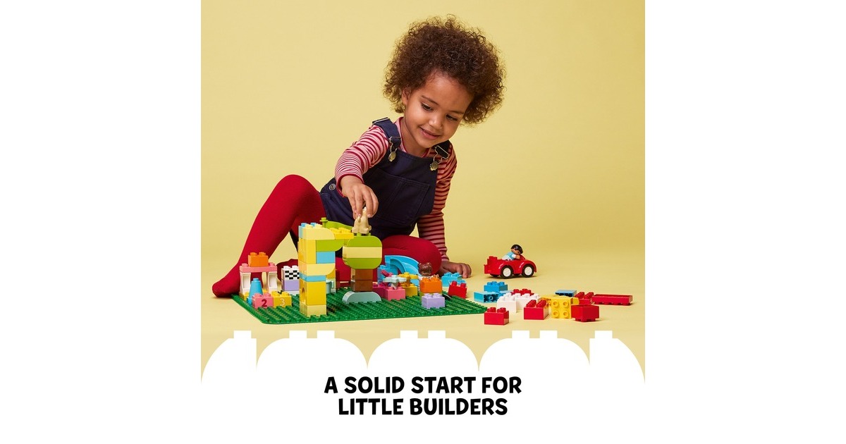 LEGO 10980 DUPLO Bauplatte in Grün, Konstruktionsspielzeug(grün)