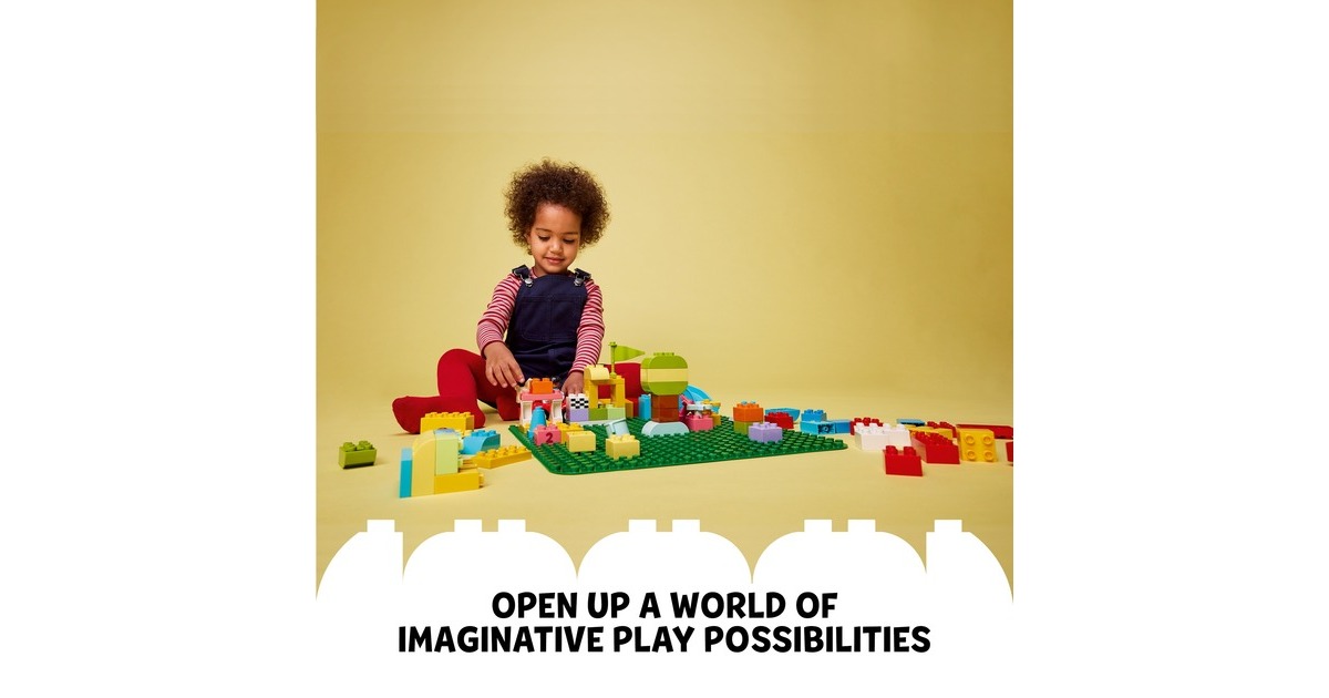 LEGO 10980 DUPLO Bauplatte in Grün, Konstruktionsspielzeug(grün)