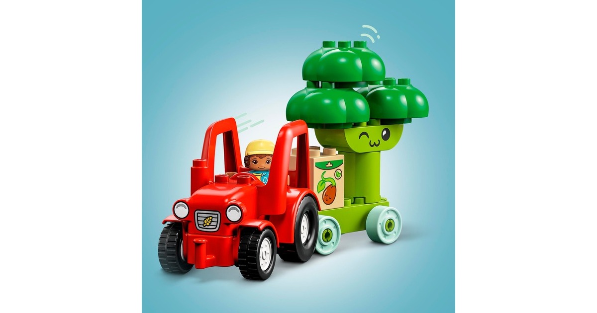 LEGO 10982 DUPLO Obst- und Gemüse-Traktor, Konstruktionsspielzeug