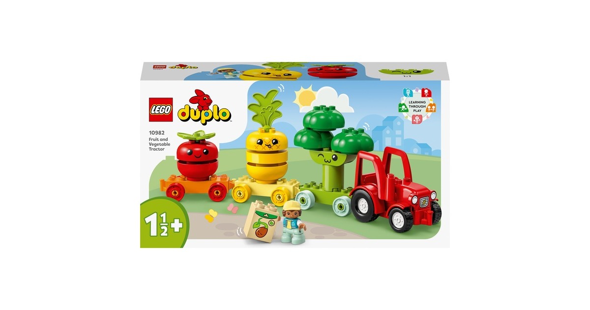 LEGO 10982 DUPLO Obst- und Gemüse-Traktor, Konstruktionsspielzeug
