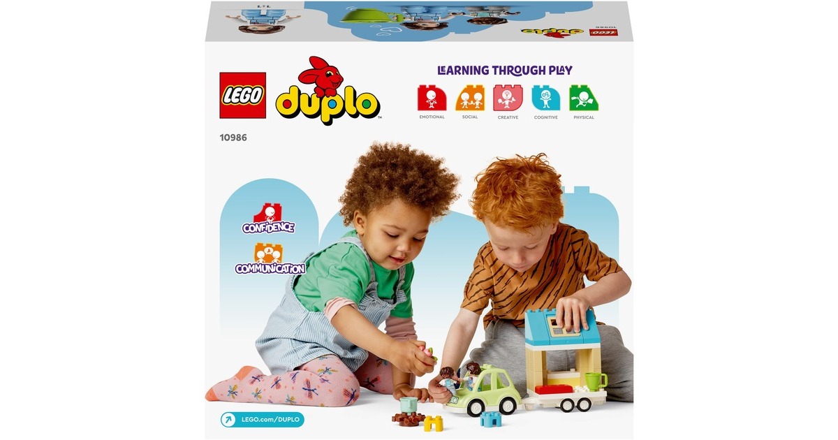 LEGO 10986 DUPLO Zuhause auf Rädern, Konstruktionsspielzeug