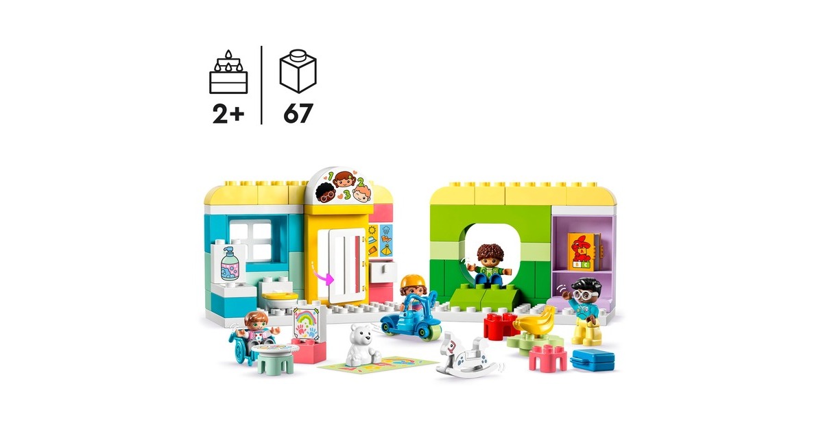 LEGO 10992 DUPLO Spielspaß in der Kita, Konstruktionsspielzeug