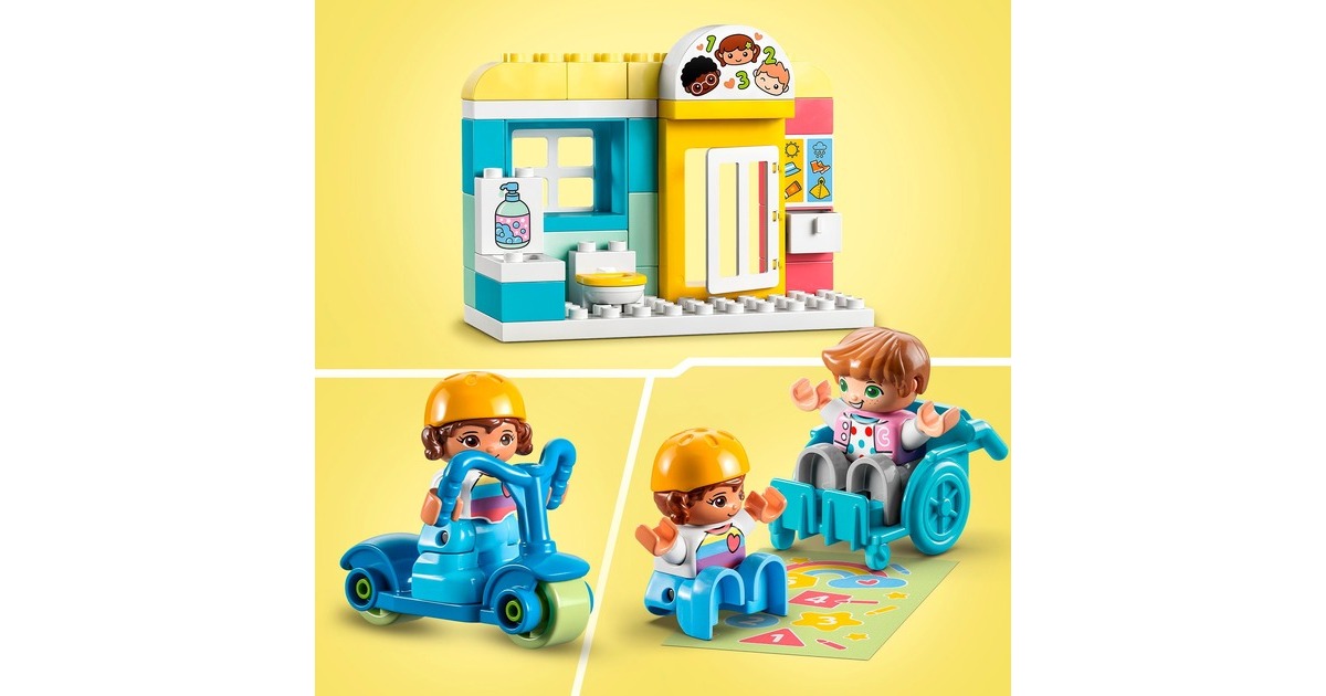 LEGO 10992 DUPLO Spielspaß in der Kita, Konstruktionsspielzeug
