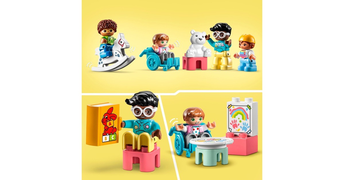 LEGO 10992 DUPLO Spielspaß in der Kita, Konstruktionsspielzeug