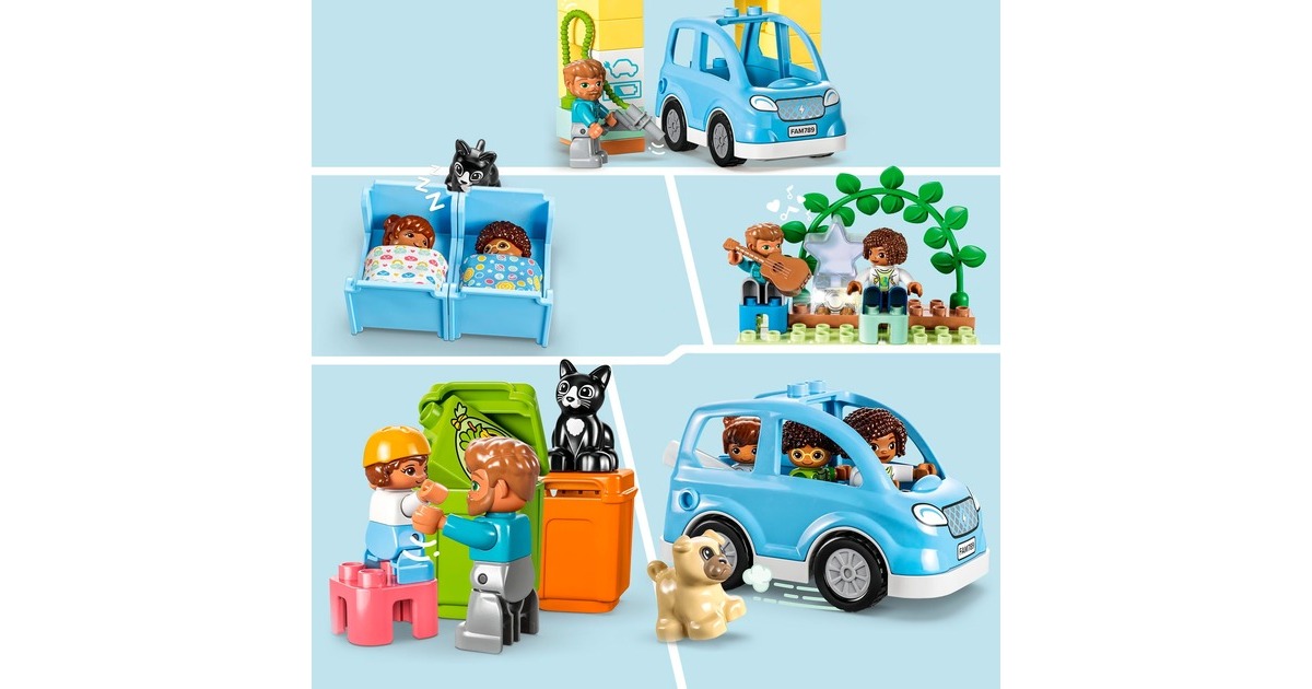 LEGO 10994 DUPLO 3-in-1-Familienhaus, Konstruktionsspielzeug