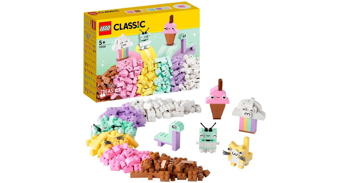 LEGO 11028 Classic Pastell Kreativ-Bauset, Konstruktionsspielzeug