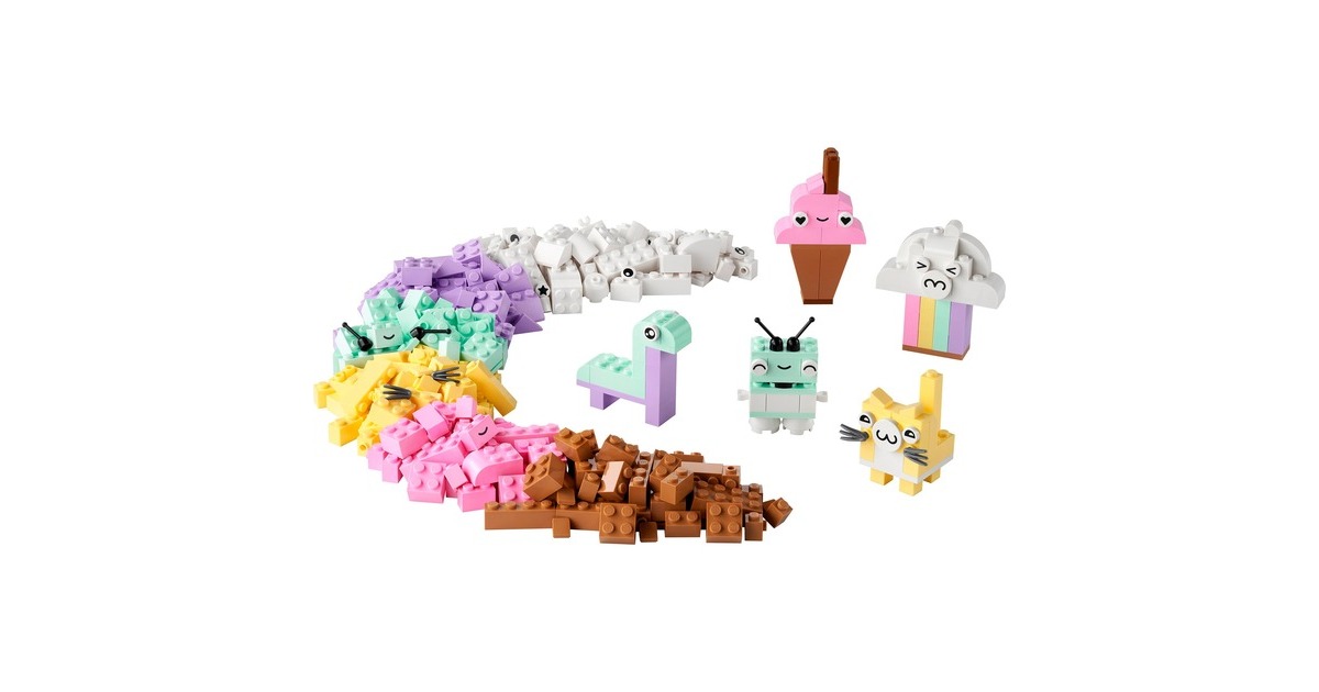 LEGO 11028 Classic Pastell Kreativ-Bauset, Konstruktionsspielzeug