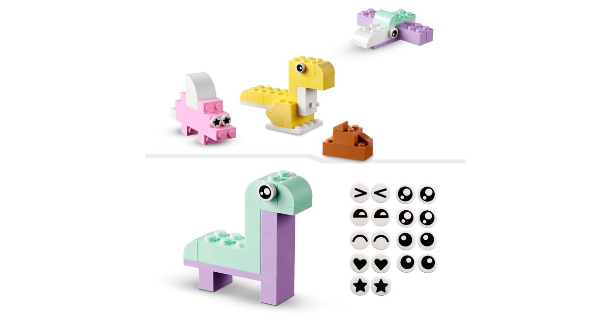 LEGO 11028 Classic Pastell Kreativ-Bauset, Konstruktionsspielzeug