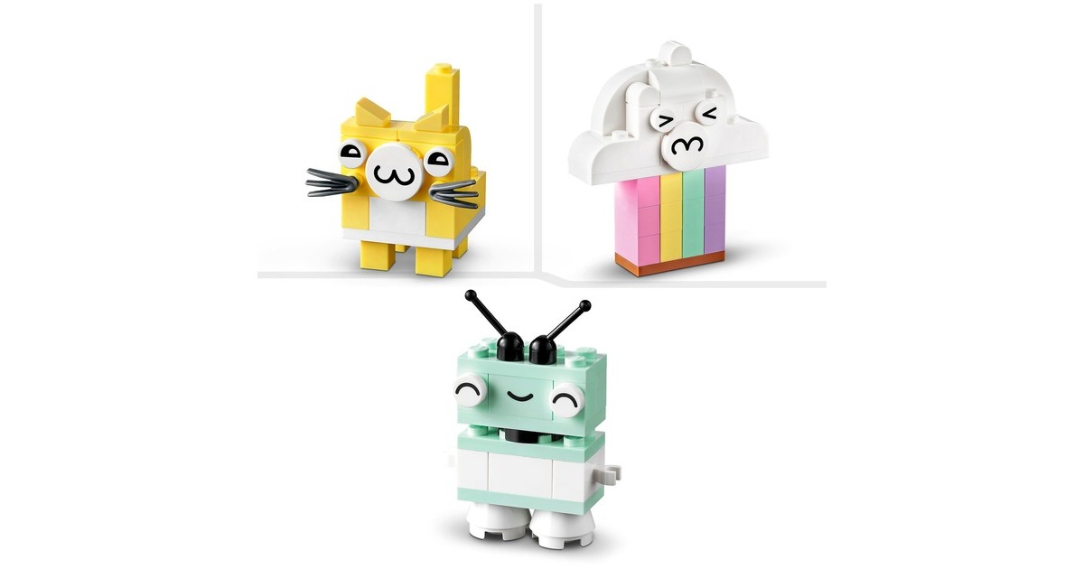 LEGO 11028 Classic Pastell Kreativ-Bauset, Konstruktionsspielzeug