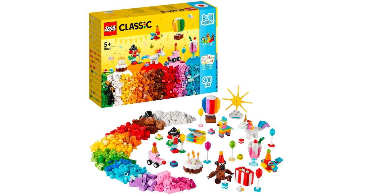 LEGO 11029 Classic Party Kreativ-Bauset, Konstruktionsspielzeug