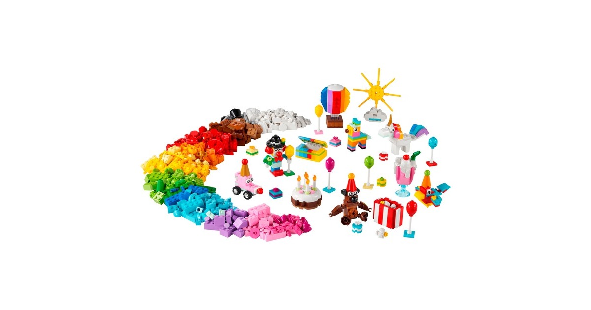 LEGO 11029 Classic Party Kreativ-Bauset, Konstruktionsspielzeug