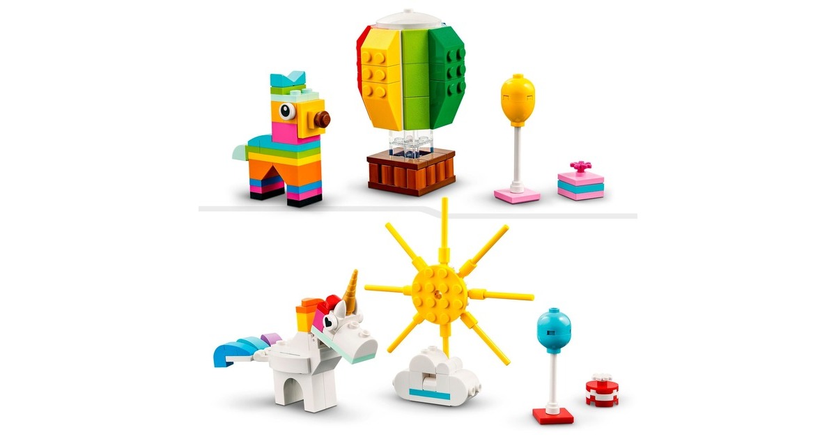 LEGO 11029 Classic Party Kreativ-Bauset, Konstruktionsspielzeug