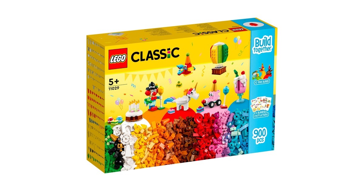 LEGO 11029 Classic Party Kreativ-Bauset, Konstruktionsspielzeug