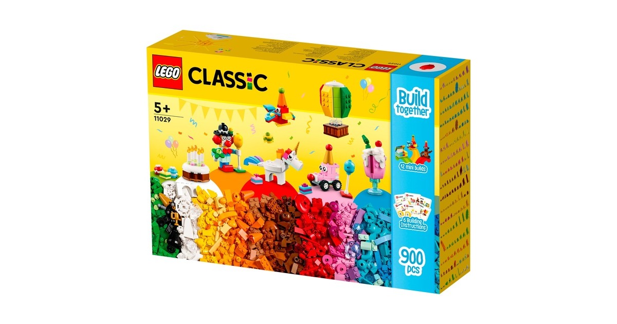 LEGO 11029 Classic Party Kreativ-Bauset, Konstruktionsspielzeug