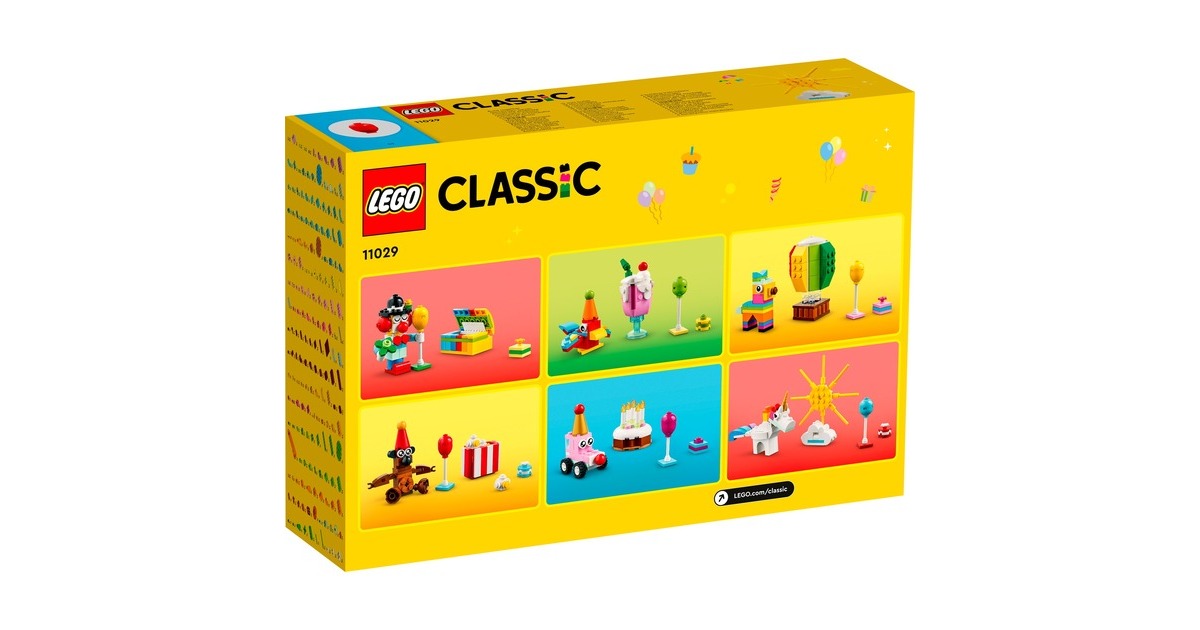 LEGO 11029 Classic Party Kreativ-Bauset, Konstruktionsspielzeug