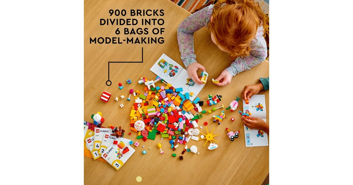 LEGO 11029 Classic Party Kreativ-Bauset, Konstruktionsspielzeug