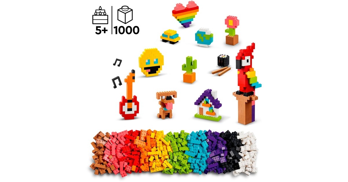 LEGO 11030 Classic Großes Kreativ-Bauset, Konstruktionsspielzeug