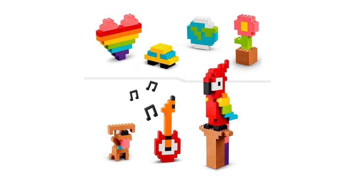 LEGO 11030 Classic Großes Kreativ-Bauset, Konstruktionsspielzeug