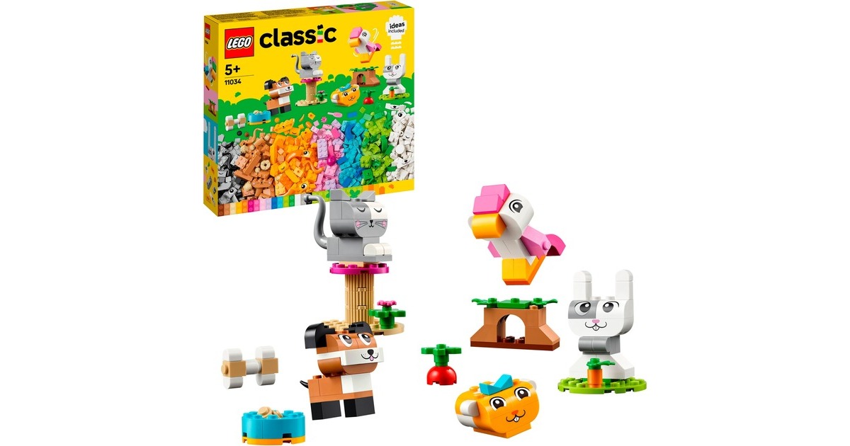 LEGO 11034 Classic Kreative Tiere, Konstruktionsspielzeug