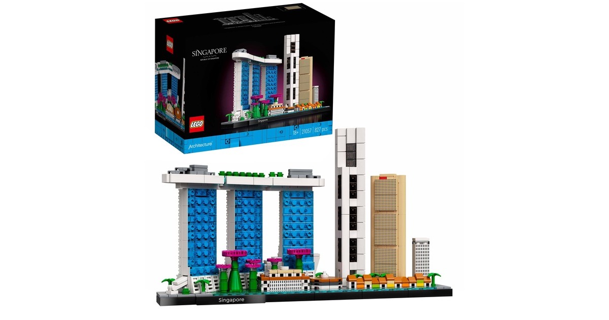 LEGO 21057 Architecture Singapur, Konstruktionsspielzeug
