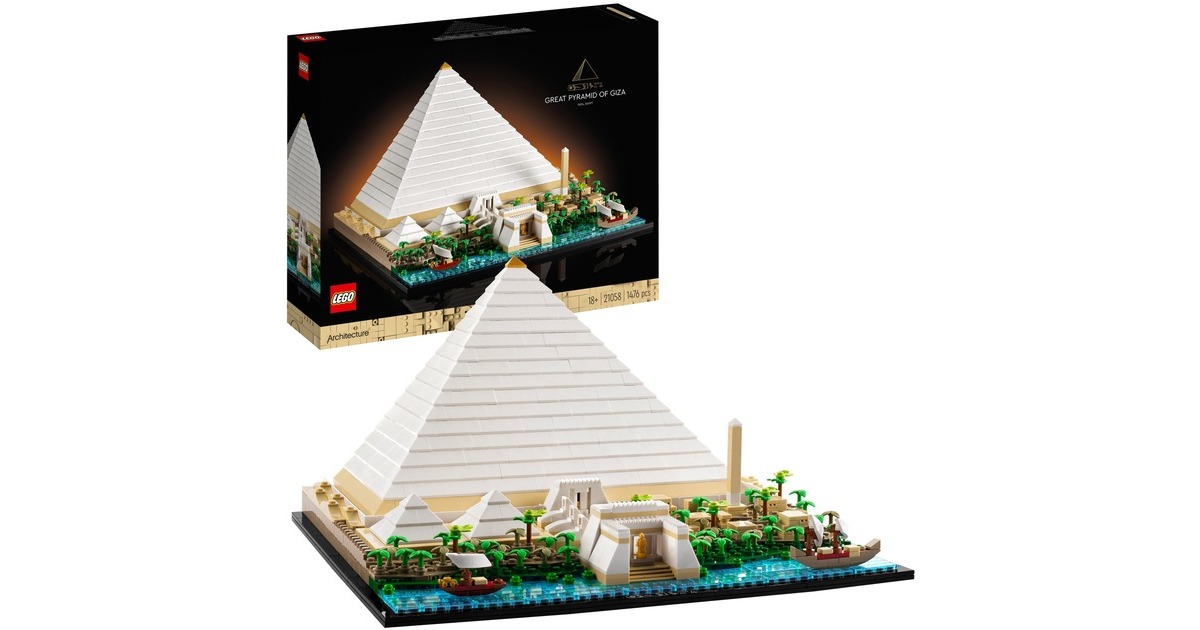 LEGO 21058 Architecture Cheops-Pyramide, Konstruktionsspielzeug