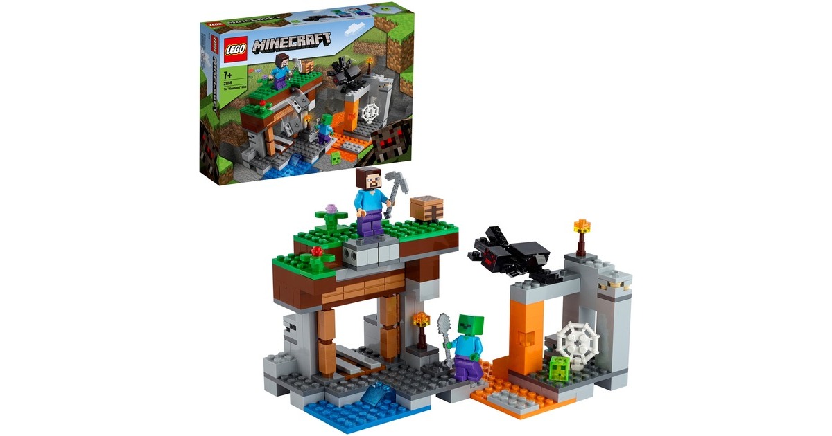 LEGO 21166 Minecraft Die verlassene Mine, Konstruktionsspielzeug