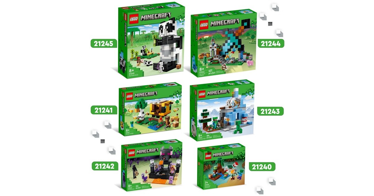 LEGO 21241 Minecraft Das Bienenhäuschen, Konstruktionsspielzeug